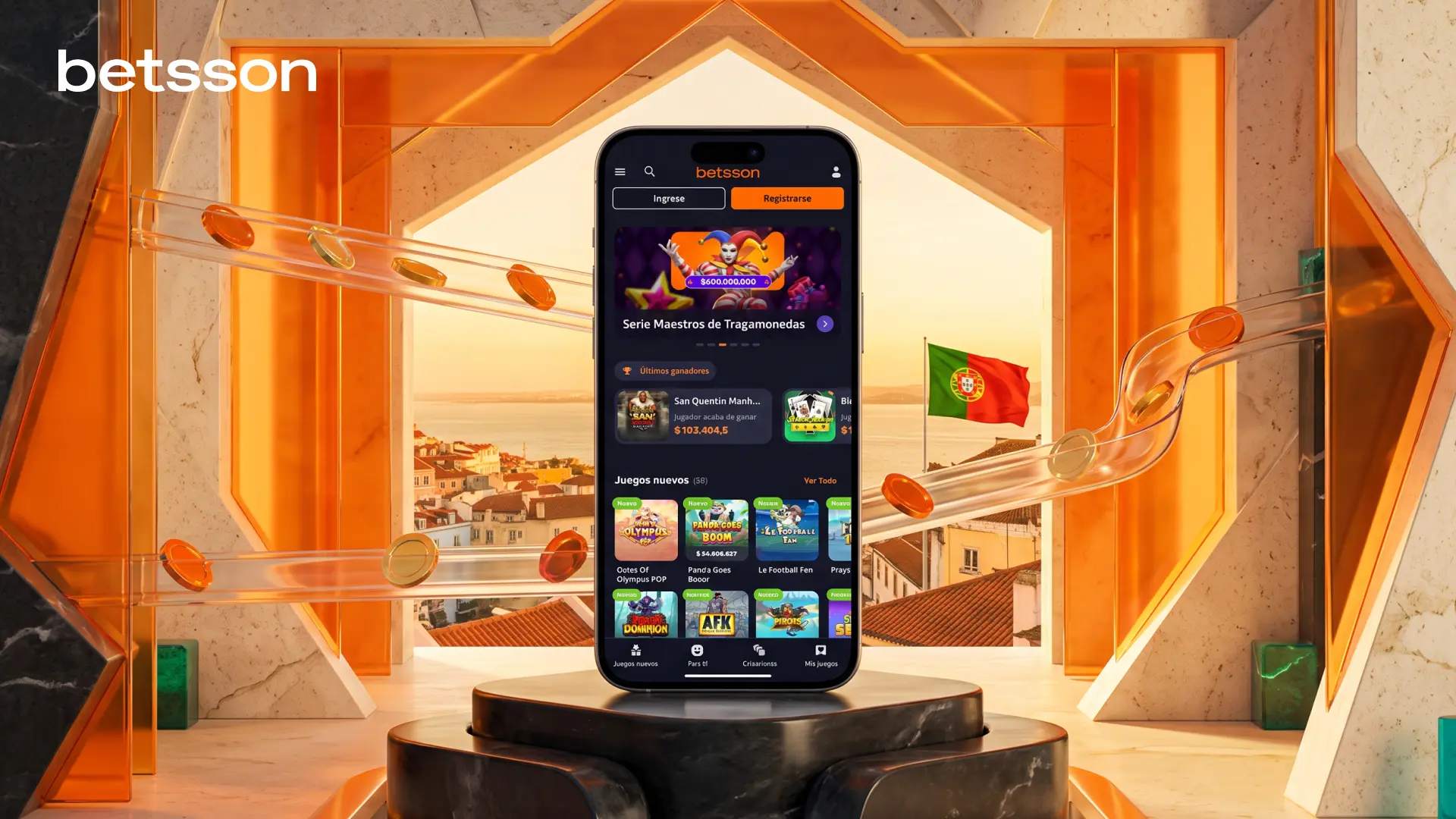 Segurança, pagamentos, login e bónus da Betsson em Portugal, 2026